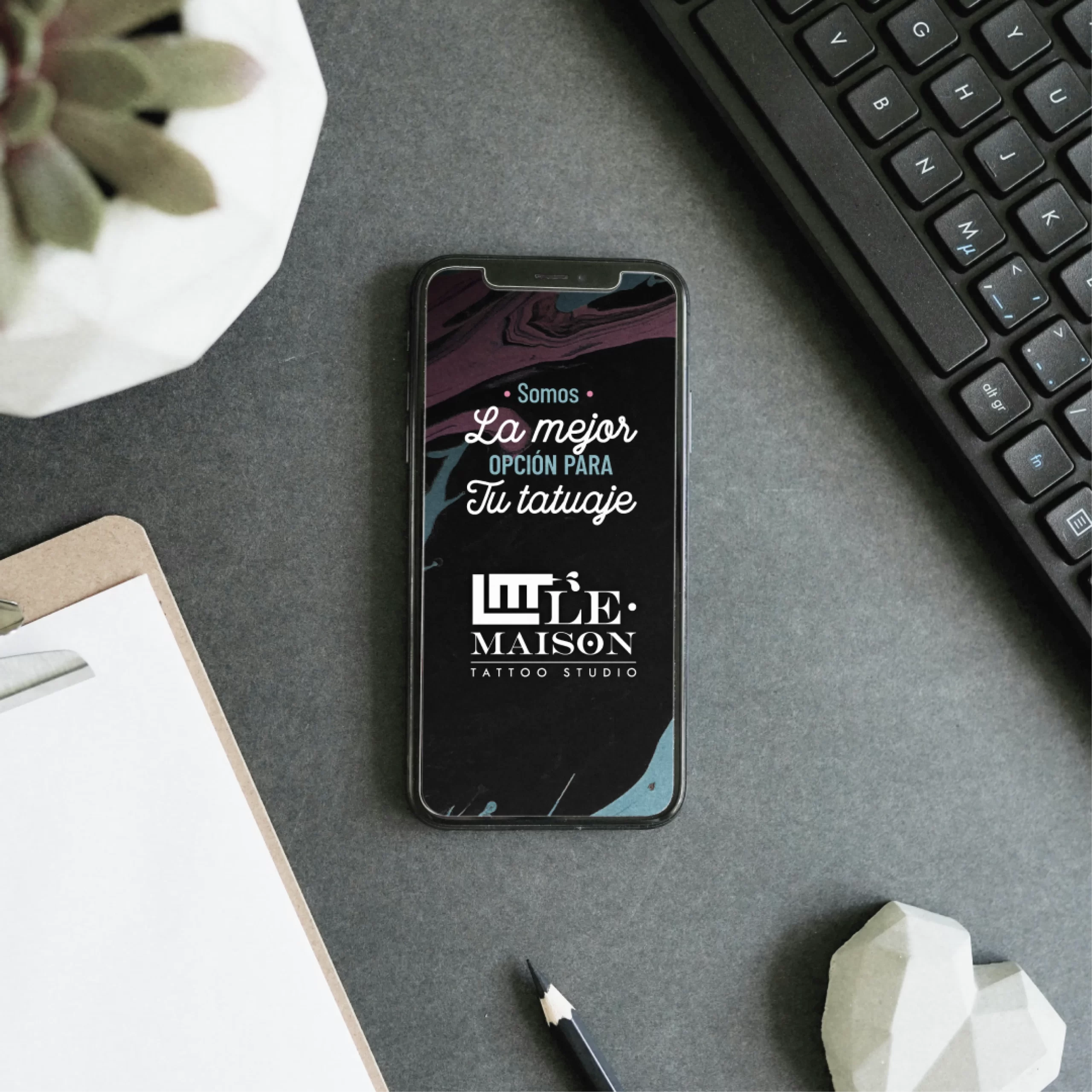 Una de varias historias diseñadas para Instagram